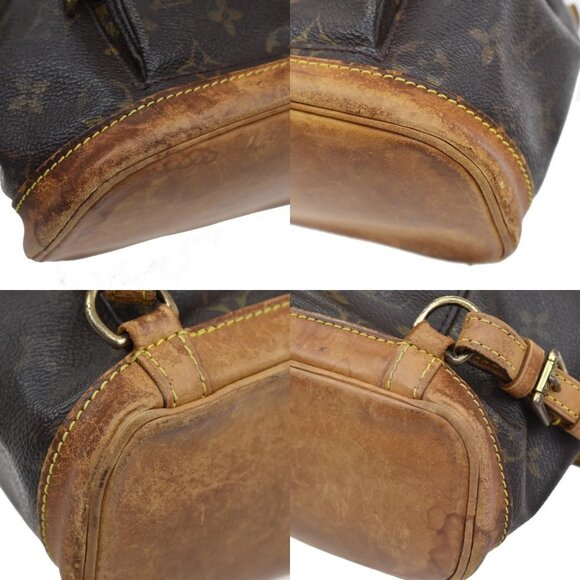 LOUIS VUITTON Mini Montsouris Backpack Bag Monogram Leather Brown M51137 33KB025 - Picture 7 of 15